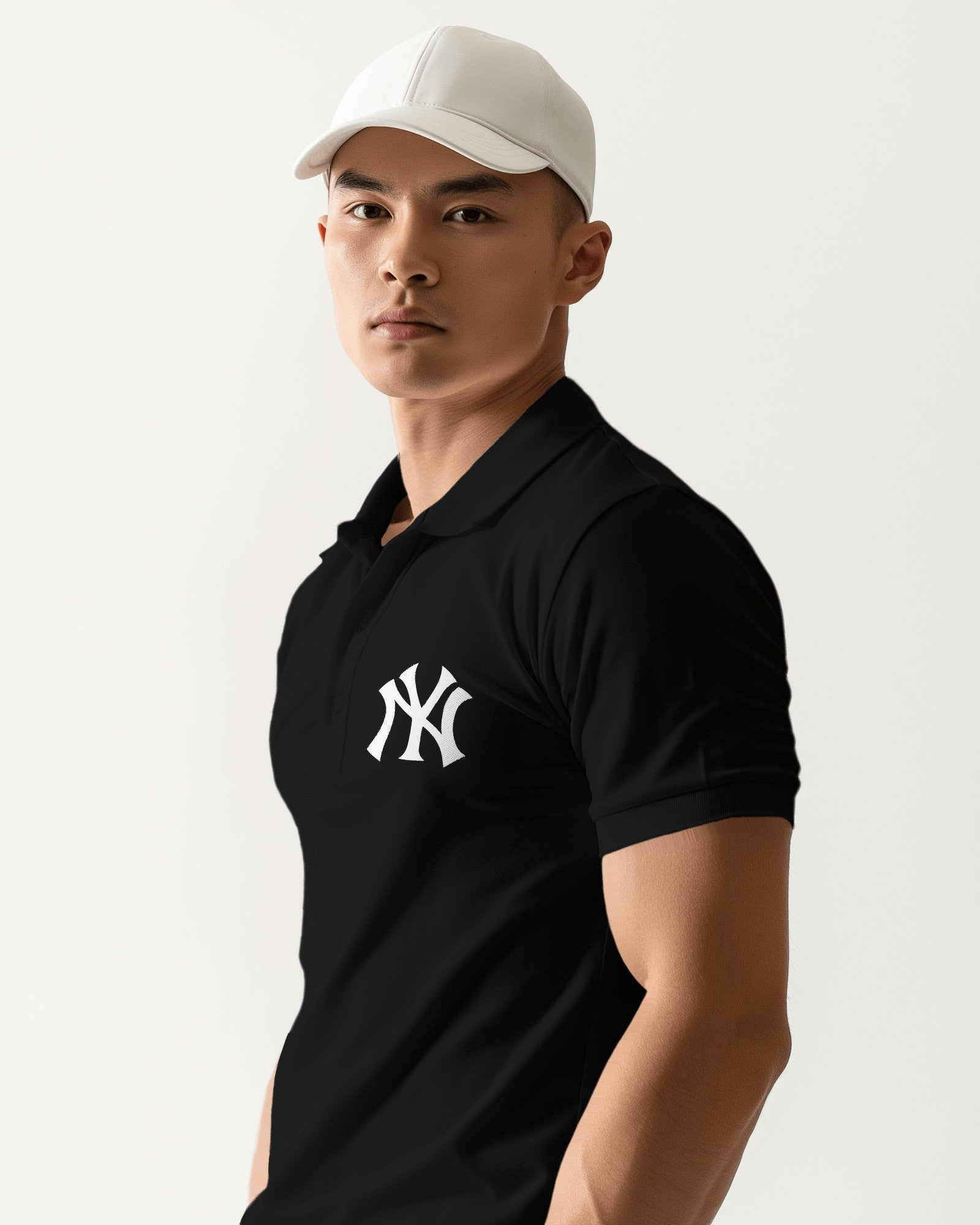 asian-male-model-wearing-a-white-polo-t-shirt-mockup-and-white-cap-0286