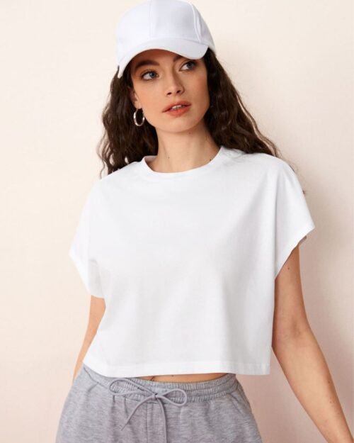 White Baby Tee