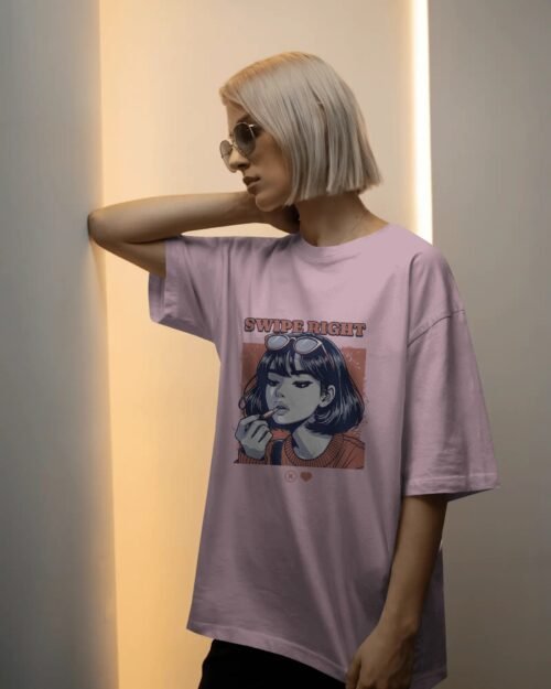 Swipe Right Oversized Classic T-Shirt